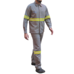 Uniforme NR10 Eletricista Risco 2 Antichama com Faixa Refletiva