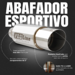 Abafador Esportivo Inox Ronco 3.5 Pol Ponteira - Imagem 8
