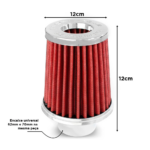 Filtro De Ar Esportivo Duplo Fluxo 12x12 Ronco Celta Onix Astra - Imagem 3