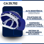 Capacete de Segurança Delta Plus CA 29792 - Imagem 3