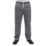 Calça de Brim com Elástico Total e 4 Bolsos