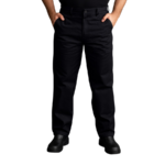 Calça Brim 1/2 Cós EQPRO Preta com 4 Bolsos