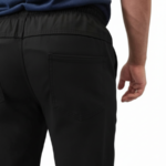 Calça Brim 1/2 Cós EQPRO Preta com 4 Bolsos - Imagem 7