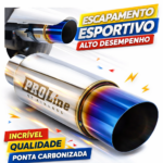 Abafador Esportivo Inox Ronco 3.5 Pol Ponteira